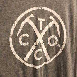 Tin Cup Liquor t-shirt Grey short sleeved Size XL